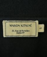 MAISON KITSUNE（メゾンキツネ）ポロシャツ 黒 サイズ:S メンズ/2200691550060