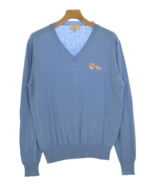 MAISON KITSUNE(メゾンキツネ)ニット・セーター 青 サイズ:M/2200691416212