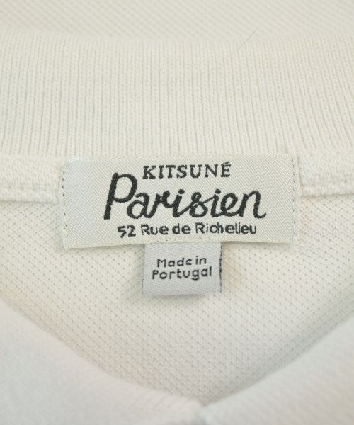 MAISON KITSUNE（メゾンキツネ）ポロシャツ 白 サイズ:M メンズ/2200691416335