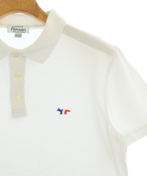 MAISON KITSUNE（メゾンキツネ）ポロシャツ 白 サイズ:M メンズ/2200691416335