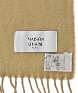 MAISON KITSUNE（メゾンキツネ）マフラー ベージュ サイズ:- メンズ/2200692136263