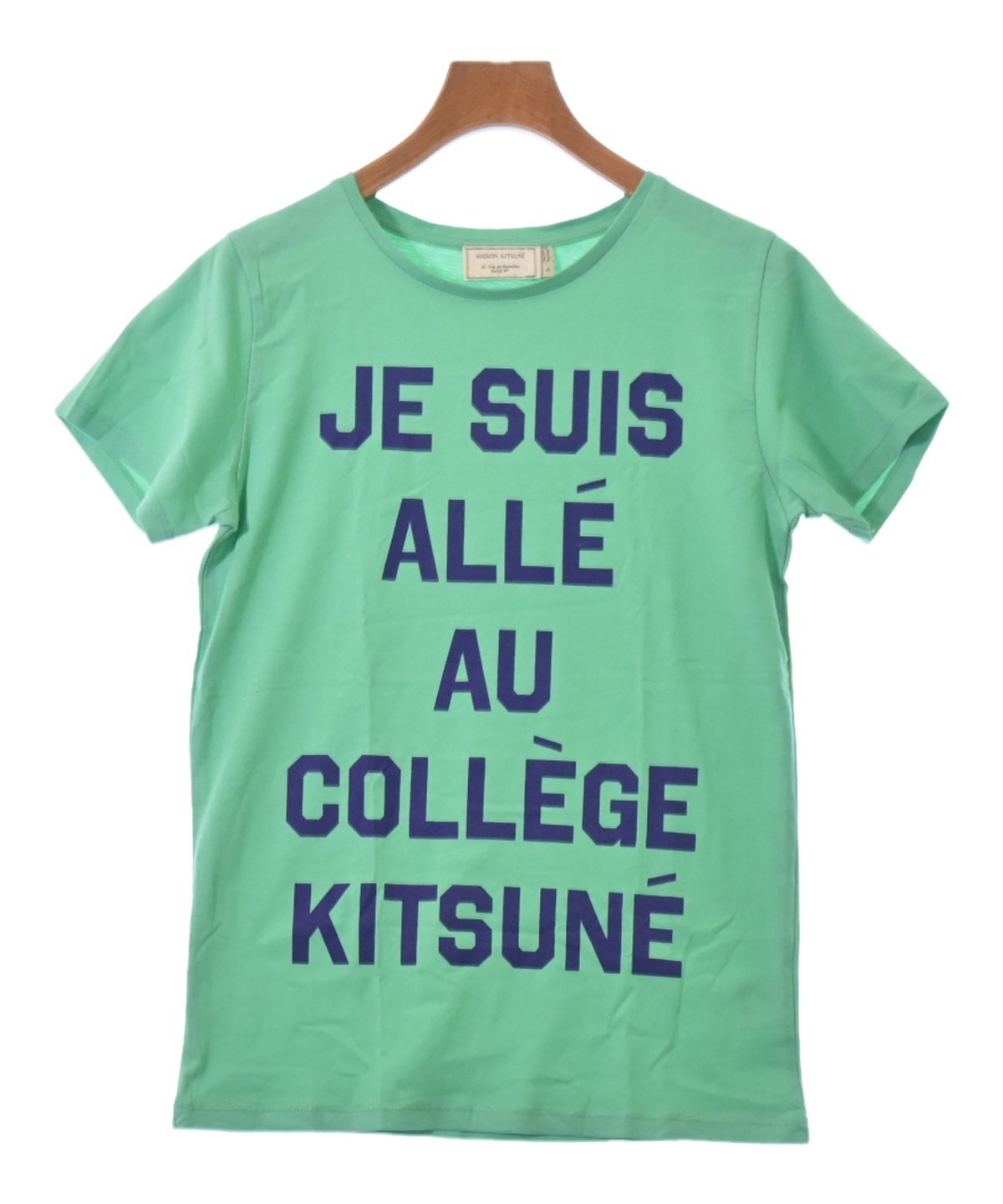 MAISON KITSUNE（メゾンキツネ）Tシャツ・カットソー 緑 サイズ:S