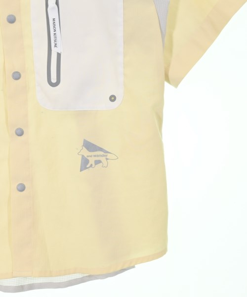 MAISON KITSUNE（メゾンキツネ）カジュアルシャツ 黄 サイズ:2(M位) レディース/2200620383042