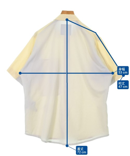 MAISON KITSUNE（メゾンキツネ）カジュアルシャツ 黄 サイズ:2(M位) レディース/2200620383042