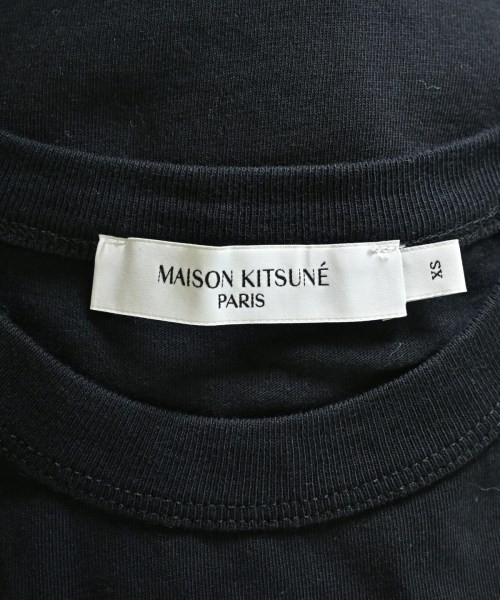 MAISON KITSUNE（メゾンキツネ）Tシャツ・カットソー 黒 サイズ:XS レディース/2200620672047