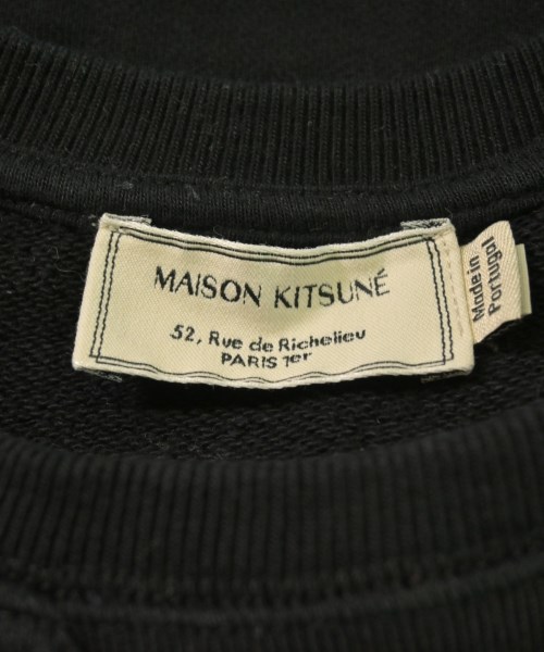 MAISON KITSUNE（メゾンキツネ）スウェット 黒 サイズ:XXS レディース/2200619435134
