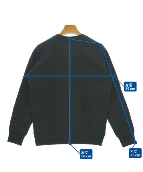 MAISON KITSUNE（メゾンキツネ）スウェット 黒 サイズ:XXS レディース/2200619435134