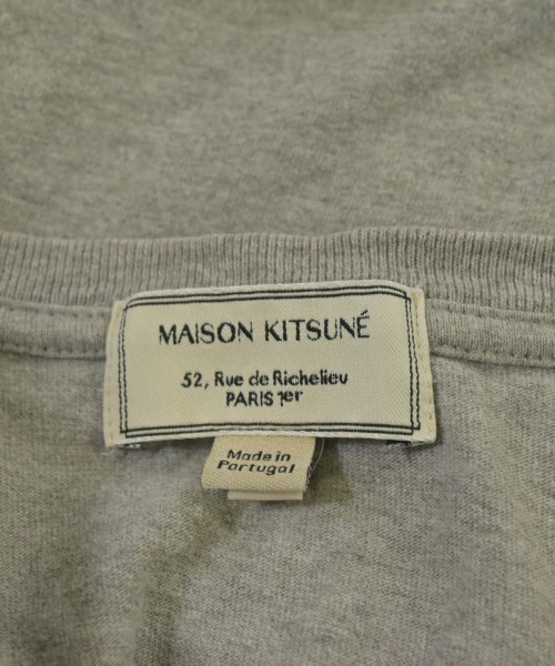 MAISON KITSUNE（メゾンキツネ）Tシャツ・カットソー グレー サイズ:M レディース/2200636837294