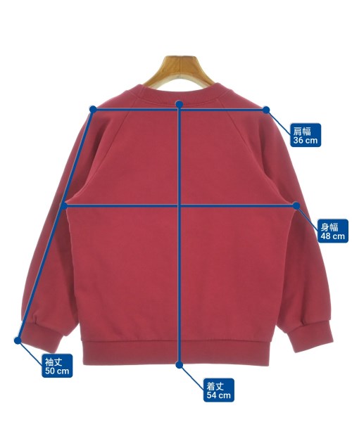 MAISON KITSUNE（メゾンキツネ）スウェット 赤 サイズ:S レディース/2200637290036