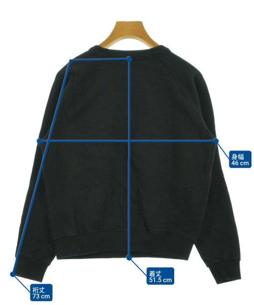 MAISON KITSUNE（メゾンキツネ）スウェット 黒 サイズ:XS レディース/2200637978095