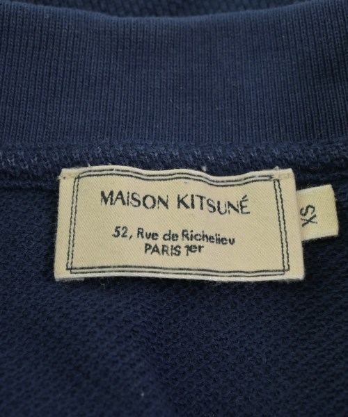 MAISON KITSUNE（メゾンキツネ）ポロシャツ 紺 サイズ:XS レディース/2200632852178