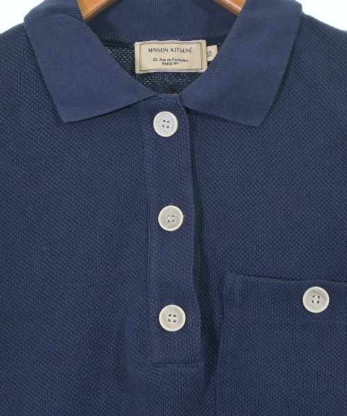 MAISON KITSUNE（メゾンキツネ）ポロシャツ 紺 サイズ:XS レディース/2200632852178