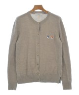 MAISON KITSUNE（メゾンキツネ）カーディガン ベージュ サイズ:XL レディース/2200622706030