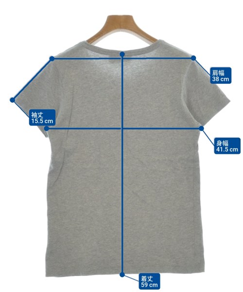 MAISON KITSUNE（メゾンキツネ）Tシャツ・カットソー グレー サイズ:S レディース/2200631800378