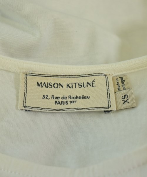 MAISON KITSUNE（メゾンキツネ）Tシャツ・カットソー 白 サイズ:XS レディース/2200626777142