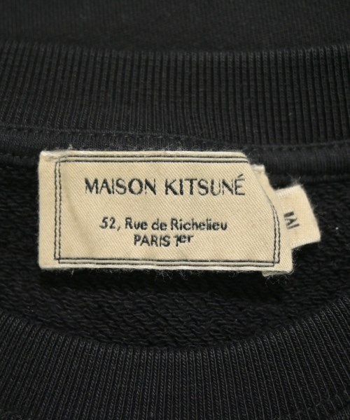 MAISON KITSUNE（メゾンキツネ）スウェット 黒 サイズ:M レディース/2200641672118