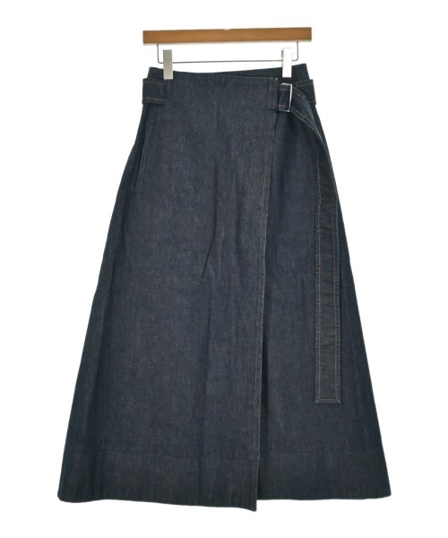 MAISON KITSUNE(メゾンキツネ)ロング・マキシ丈スカート 紺 サイズ:36(S位)/2200634340031