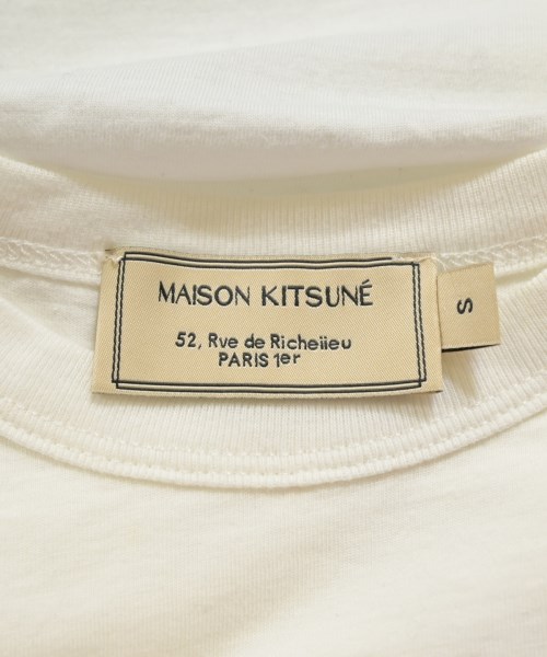 MAISON KITSUNE（メゾンキツネ）Tシャツ・カットソー 黒 サイズ:S レディース/2200642355270