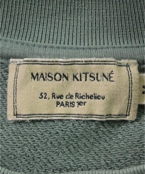 MAISON KITSUNE（メゾンキツネ）スウェット 緑 サイズ:M レディース/2200631235217