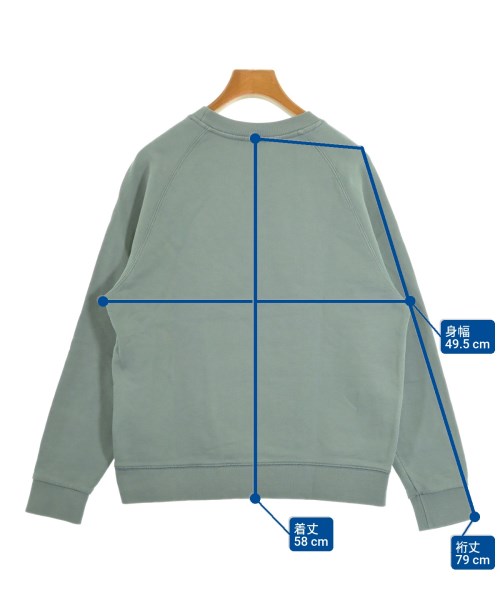 MAISON KITSUNE（メゾンキツネ）スウェット 緑 サイズ:M レディース/2200631235217