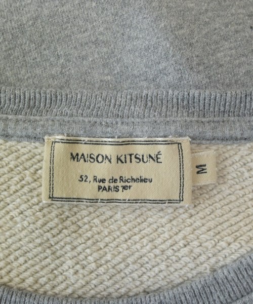 MAISON KITSUNE（メゾンキツネ）スウェット グレー サイズ:M レディース/2200631802143