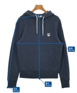 MAISON KITSUNE（メゾンキツネ）パーカー 紺 サイズ:XS レディース/2200621723014