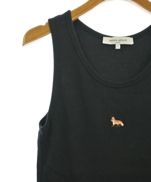 MAISON KITSUNE（メゾンキツネ）タンクトップ 黒 サイズ:S レディース/2200613586092