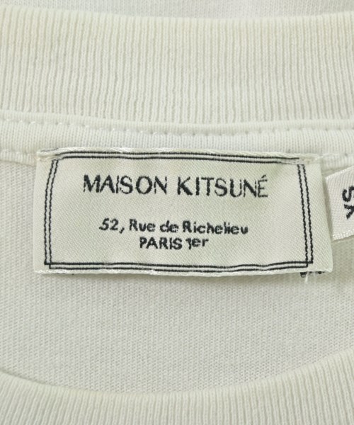 MAISON KITSUNE（メゾンキツネ）Tシャツ・カットソー 白 サイズ:XS レディース/2200615224145