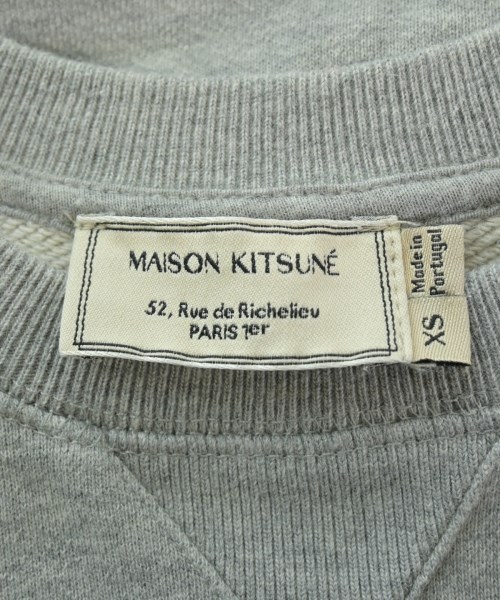 MAISON KITSUNE（メゾンキツネ）スウェット グレー サイズ:XS レディース/2200623115015