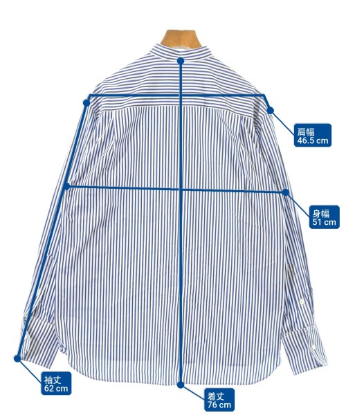 MAISON KITSUNE（メゾンキツネ）カジュアルシャツ 白 サイズ:XS レディース/2200623115022