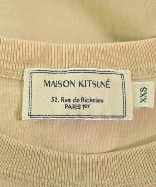 MAISON KITSUNE（メゾンキツネ）Tシャツ・カットソー ベージュ サイズ:XXS レディース/2200612815032