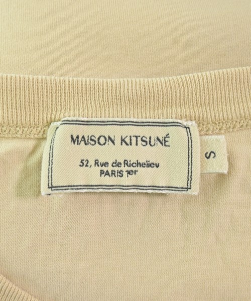MAISON KITSUNE（メゾンキツネ）Tシャツ・カットソー ベージュ サイズ:S レディース/2200618468041