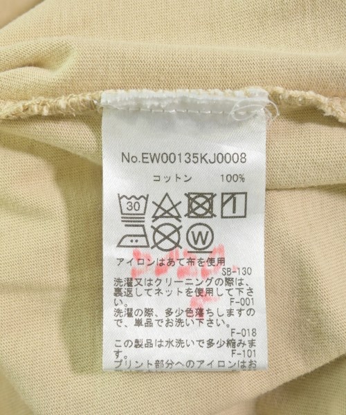 MAISON KITSUNE（メゾンキツネ）Tシャツ・カットソー ベージュ サイズ:S レディース/2200618468041