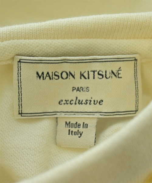 MAISON KITSUNE（メゾンキツネ）Tシャツ・カットソー 黄 サイズ:S レディース/2200623483053