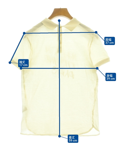 MAISON KITSUNE（メゾンキツネ）Tシャツ・カットソー 黄 サイズ:S レディース/2200623483053