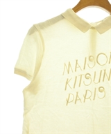 MAISON KITSUNE（メゾンキツネ）Tシャツ・カットソー 黄 サイズ:S レディース/2200623483053