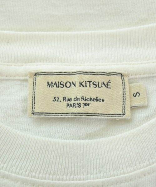 MAISON KITSUNE（メゾンキツネ）Tシャツ・カットソー 白 サイズ:S レディース/2200624657125