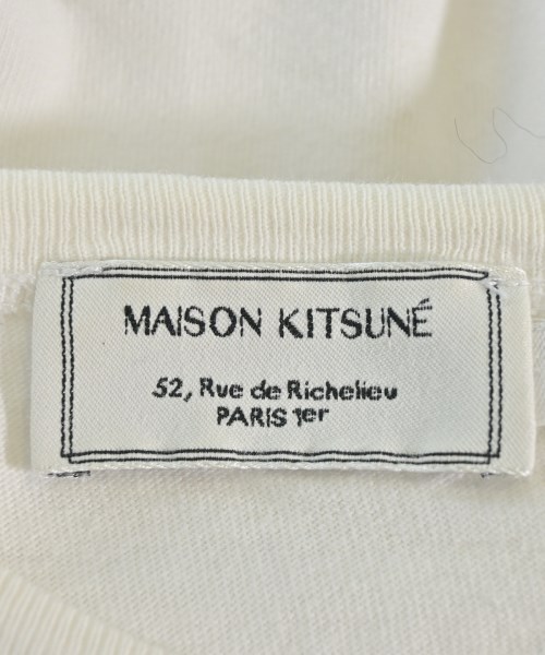 MAISON KITSUNE（メゾンキツネ）Tシャツ・カットソー 白 サイズ:M レディース/2200624670216