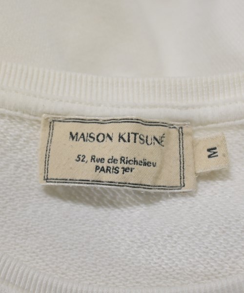MAISON KITSUNE（メゾンキツネ）スウェット 白 サイズ:M レディース/2200615667041