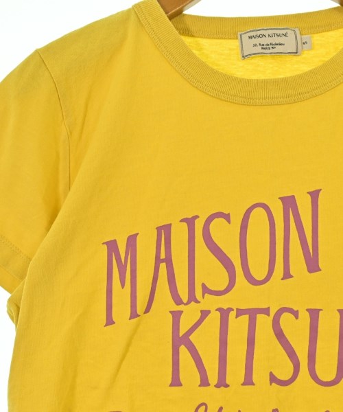 MAISON KITSUNE（メゾンキツネ）Tシャツ・カットソー 黄 サイズ:S レディース/2200615667089