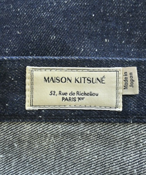 MAISON KITSUNE（メゾンキツネ）デニムパンツ 紺 サイズ:28(L位) レディース/2200629223035