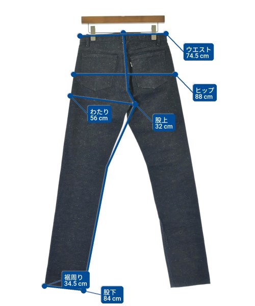 MAISON KITSUNE（メゾンキツネ）デニムパンツ 紺 サイズ:28(L位) レディース/2200629223035