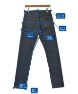 MAISON KITSUNE（メゾンキツネ）デニムパンツ 紺 サイズ:28(L位) レディース/2200629223035