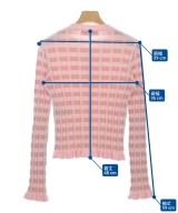 MAISON KITSUNE（メゾンキツネ）カーディガン ピンク サイズ:XS レディース/2200630565049
