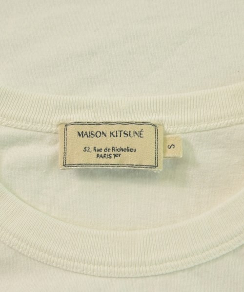 MAISON KITSUNE（メゾンキツネ）Tシャツ・カットソー 白 サイズ:S レディース/2200631870036