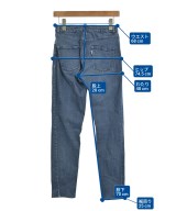 MAISON KITSUNE（メゾンキツネ）デニムパンツ 青 サイズ:25(S位) レディース/2200610898082