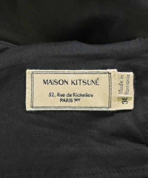 MAISON KITSUNE（メゾンキツネ）ブラウス 黒 サイズ:36(S位) レディース/2200607667042