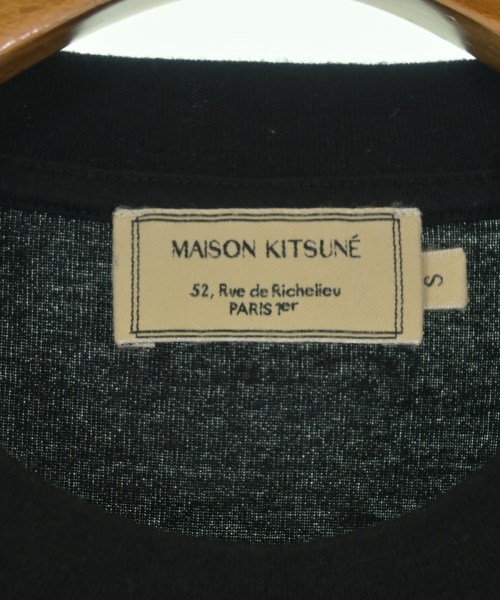 MAISON KITSUNE（メゾンキツネ）Tシャツ・カットソー 黒 サイズ:S レディース/2200611443175