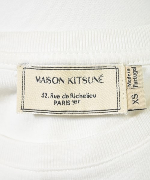 MAISON KITSUNE（メゾンキツネ）Tシャツ・カットソー 白 サイズ:XS レディース/2200611730022