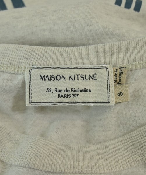 MAISON KITSUNE（メゾンキツネ）Tシャツ・カットソー グレー サイズ:S レディース/2200611711120